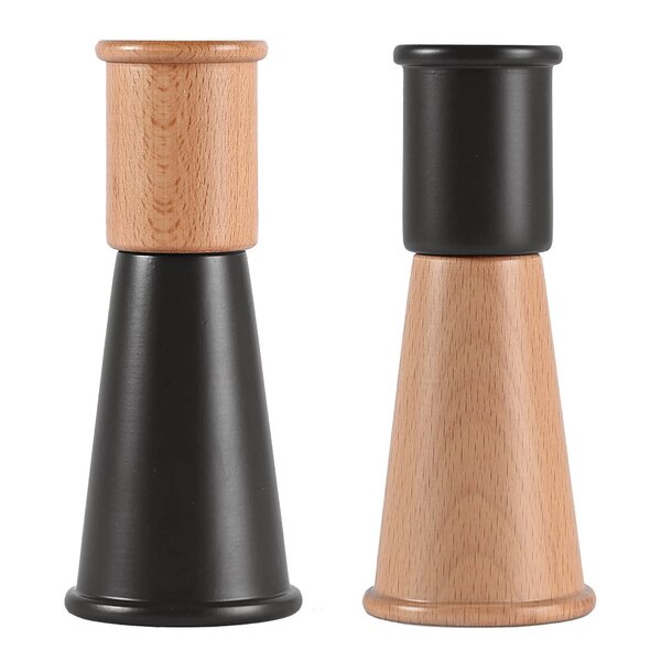 Sagaform Gurken salt- og pepperkvern 15 cm 2 stk svart/brun