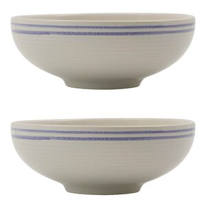 Nicolas Vahé Bistro skål 15,5 cm 2 stk blå/hvit