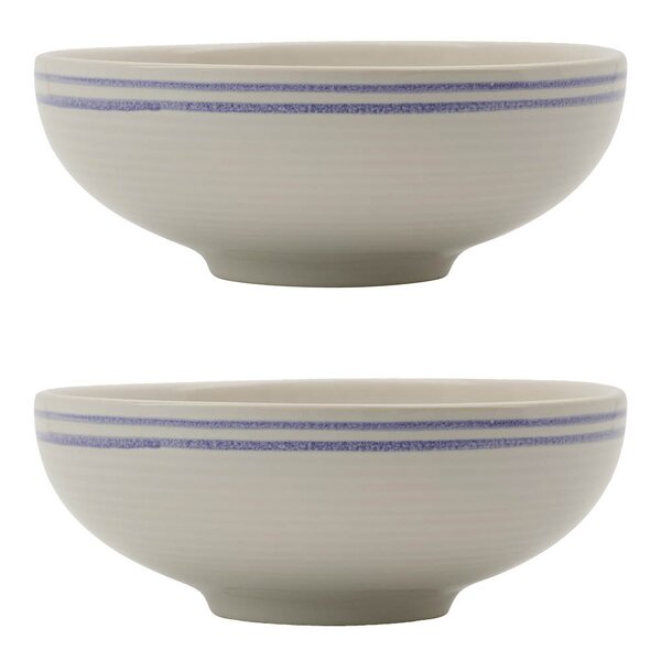 Nicolas Vahé Bistro skål 15,5 cm 2 stk blå/hvit