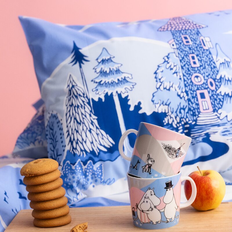 MoominArabia Mummi sengesett 140x200 cm Endelig hjemme