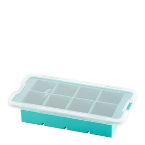 Lékué XL isform med lokk for 8 store isbiter turkis