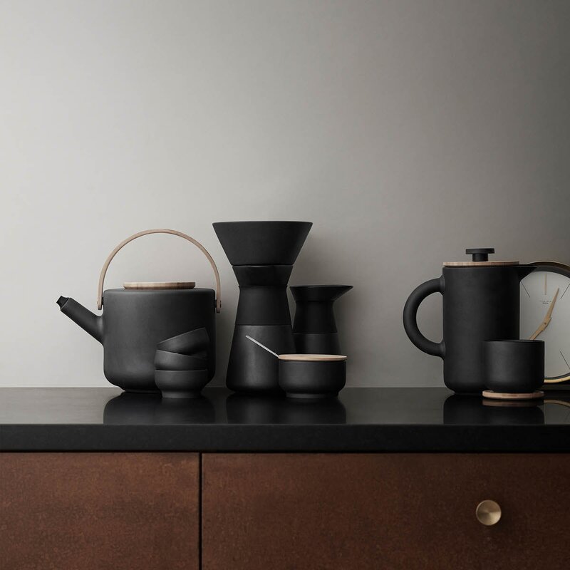 Stelton Theo sukkerskål 0,1L svart