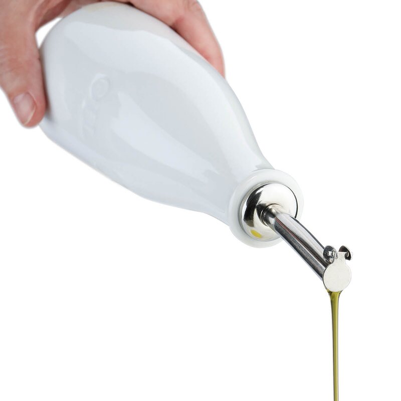 Cilio Oljeflaske 23,5 cm hvit