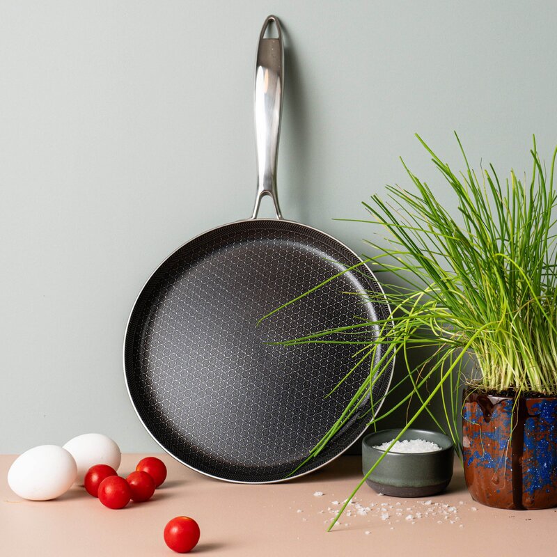 Gladkokken Hybrid Slipp-Lett pannekakepanne 24 cm keramisk svart