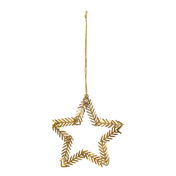 House Doctor Lamet julepynt 10 cm messing