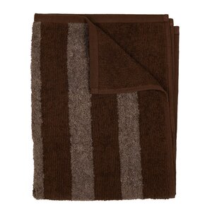Fondaco Stripe håndkle 50x70 cm kaffe