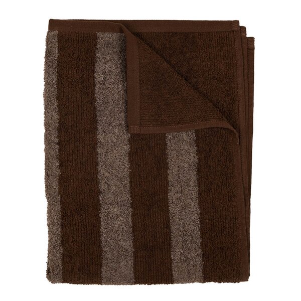 Fondaco Stripe håndkle 50x70 cm kaffe