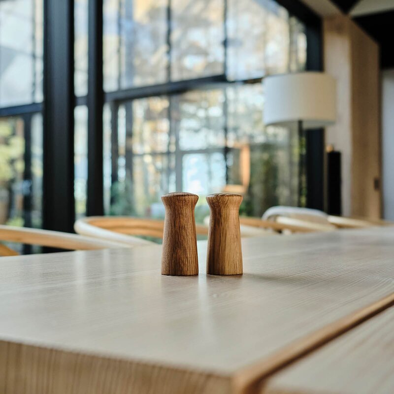Morsø Bosco salt- og pepperkar 7 cm eik