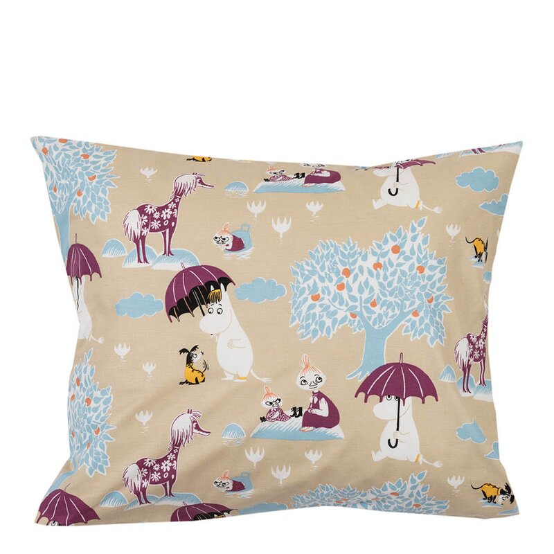MoominArabia Mummi sengesett 85x125 cm Under paraplyen multi