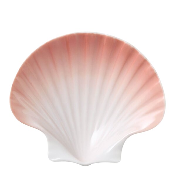Royal Copenhagen Iris Shell fat dypt 10 cm korall