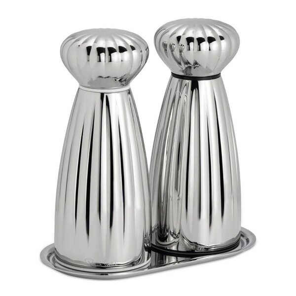 Robert Welch Palm Bright kverner og brett 3 deler rustfritt stål liten