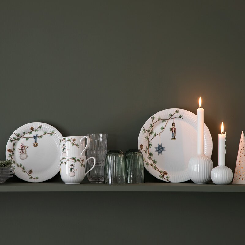 Kähler Hammershøi Christmas tallerken 22 cm 2 stk