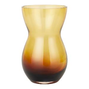 Holmegaard Calabas Duo vase 21 cm burgundy/amber