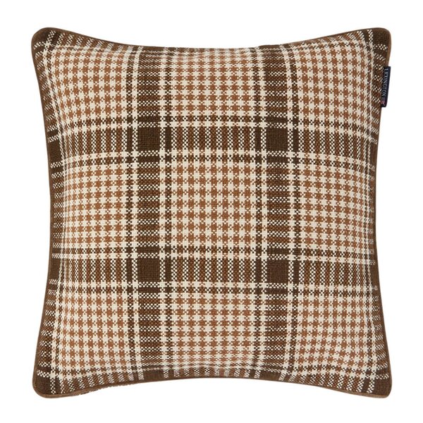 Lexington Rutete putetrekk 50x50 cm brown/fudge/light beige