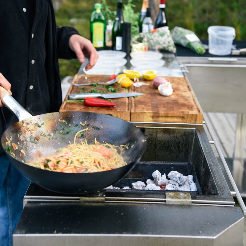 Looft Kullgrill utekjøkken 90x50x50 cm rustfritt stål