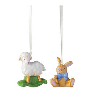 Villeroy & Boch Easter Delight ornament kanin & sau 5 cm 2 stk
