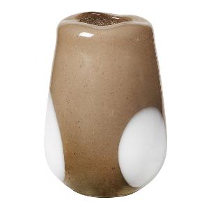 Broste Copenhagen Ada Dot vase 26 cm simply taupe