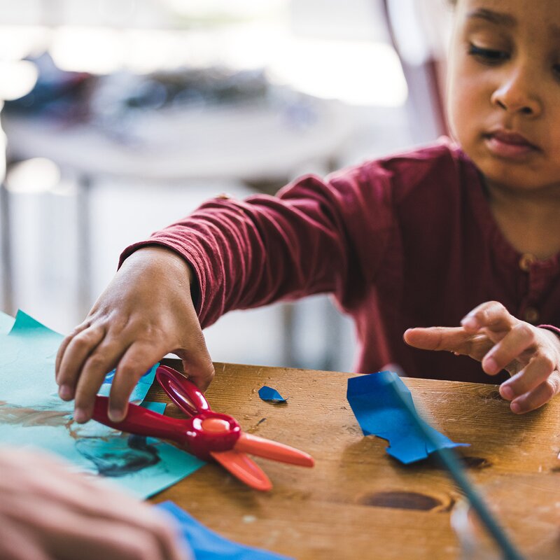 Fiskars Fiskars Kids saks 2+ år rød