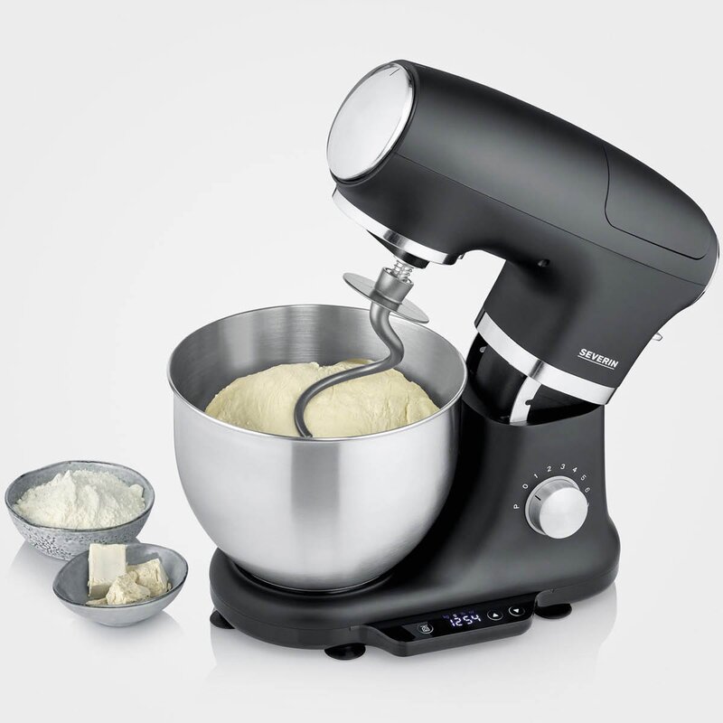 Severin Kjøkkenmaskin KM3898 5,5L 1000W svart