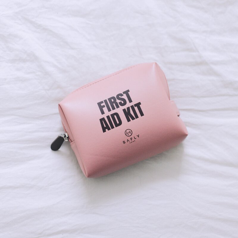 Safly Førstehjelpsskrin mykt dusty pink