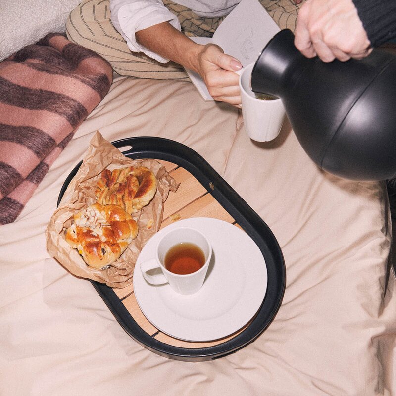 Rosendahl Carry me brett 48x31 cm svart