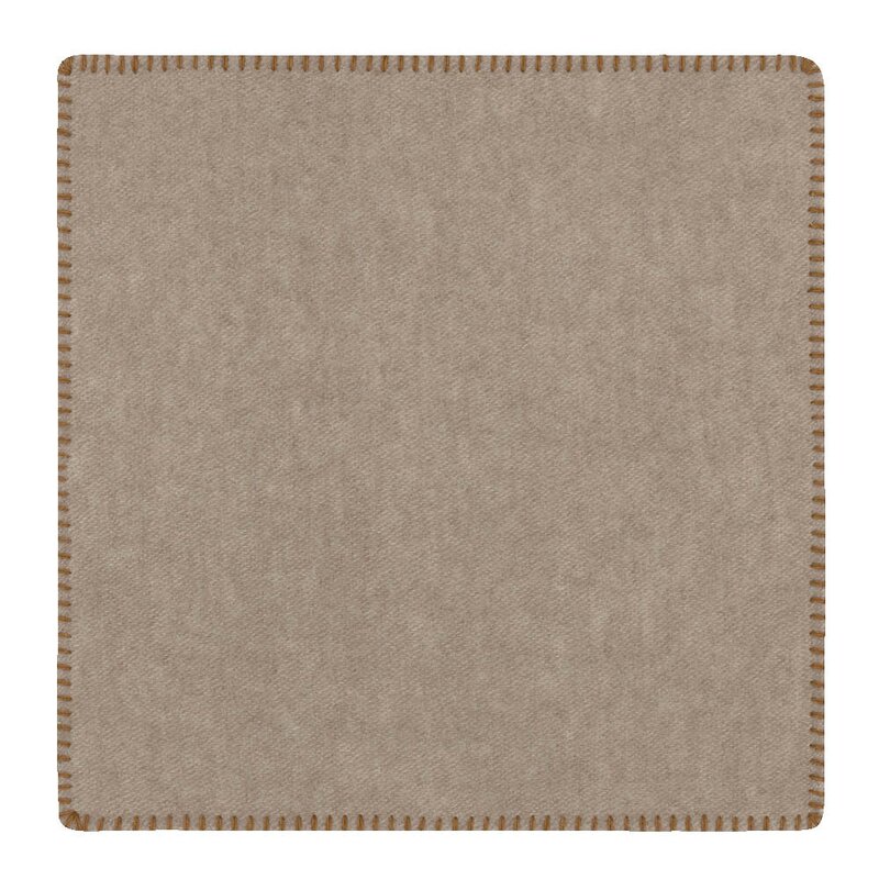 Høie Djupedalen ull sitteunderlag 43x43 cm beige