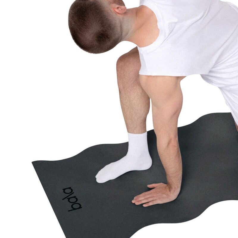 Bala Wavy Mat treningsmatte 5 mm 183 cm kullgrå