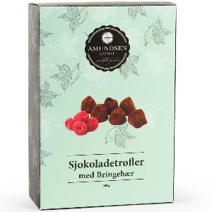 Amundsen Spesial Sjokoladetrøfler m/bringebær