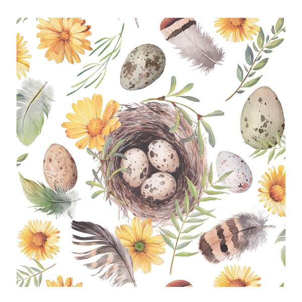 Ambiente Serviett 33x33 cm 20 stk Bird Nest
