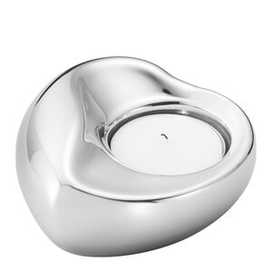 Georg Jensen Heart telysholder 8,6 cm blank