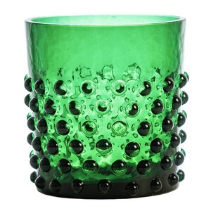 Klimchi Hobnail vannglass 15 cl mørk grønn