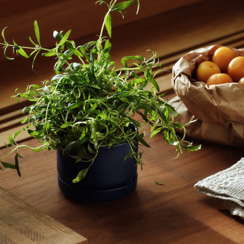 Arabia Potteskjuler SN 11 cm matt blå