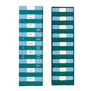 Printworks Tumbling Towers lekesett grønn/blå