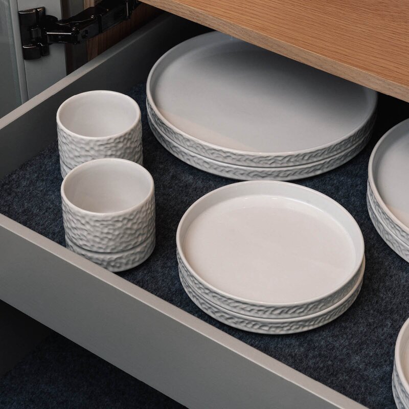 Vargen & Thor Servisen C tallerken 25 cm 4 stk hvit