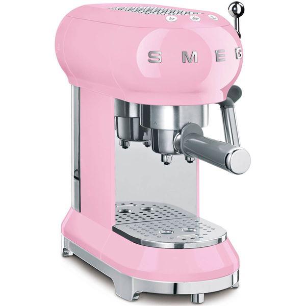 SMEG Espressomaskin ECF01 15 bar pastellrosa