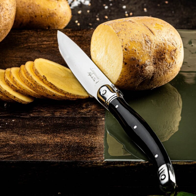 Laguiole Style de Vie Knivsett 3 deler svart