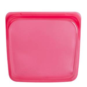Stasher Sandwich silikonpose 0,45L rosa