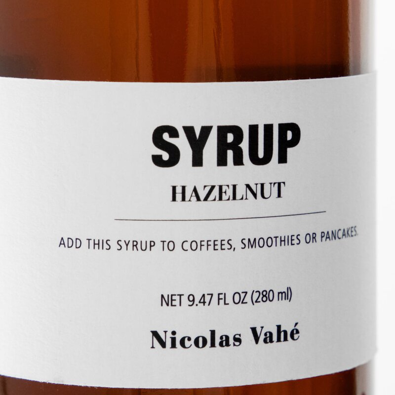 Nicolas Vahé Sirup hazelnut 280 ml