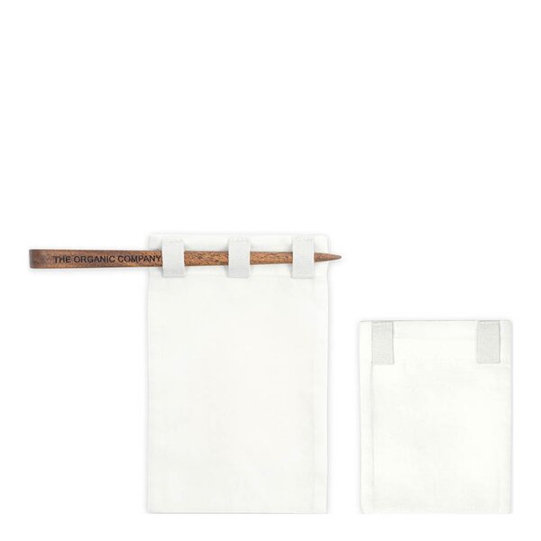 The Organic Company Gjenbrukbare tepose 3 stk 