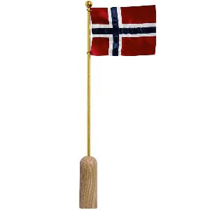 Andersen Norsk bordflagg 40 cm stang