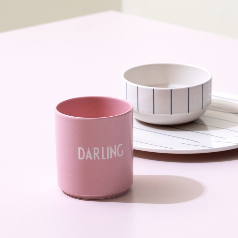 Design Letters Favourite kopp DARLING 25 cl creole pink