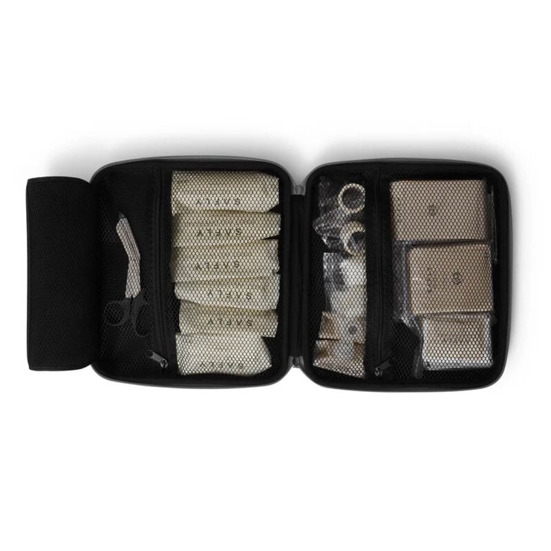 Safly Førstehjelpsskrin stor 30x28x8,5 cm mosegrønn