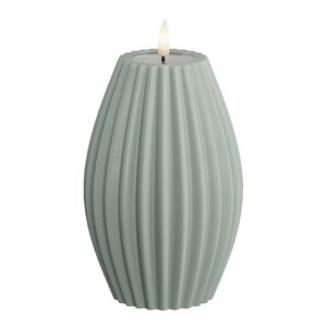 DeluxeHomeart LED rillelys 10 x 15 cm salvie grønn