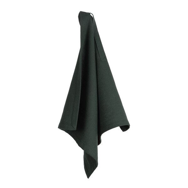 The Organic Company Serviett i bomull 35x40 cm 4 stk mørkegrønn