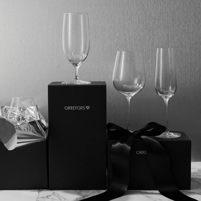 Orrefors Balance champagneglass 21 cl 4 stk