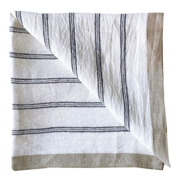 Tell Me More Maya serviett 50x50 cm navy stripe