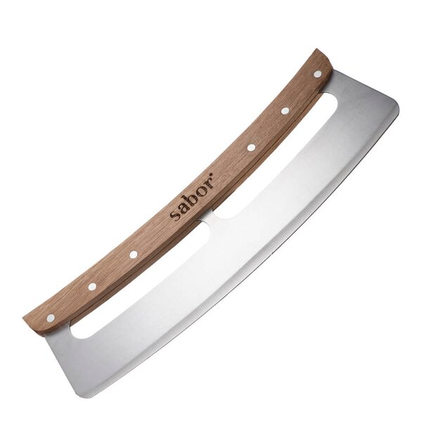 Sabor Napo pizzakutter 33x10 cm stål/eik