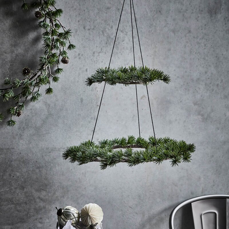 House Doctor Hang dekorasjonsring 70 cm grønn