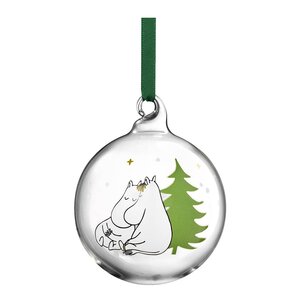 Muurla Mummi julekule 7 cm gran grønn