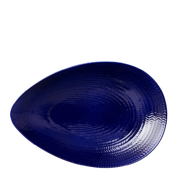 Rörstrand Blå Eld serveringsfat 24x35 cm blå